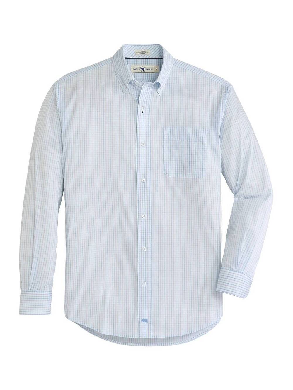 NEW ONWARD RESERVE men's grayton classic fit quad shirt in iris